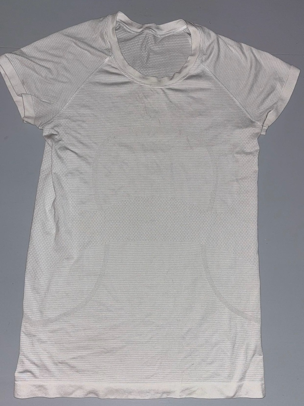 lululemon athletica White Short Sleeve Athletic Tee